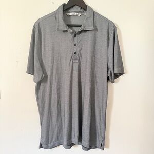Travis Mathew Gray Polo Golf Shirt